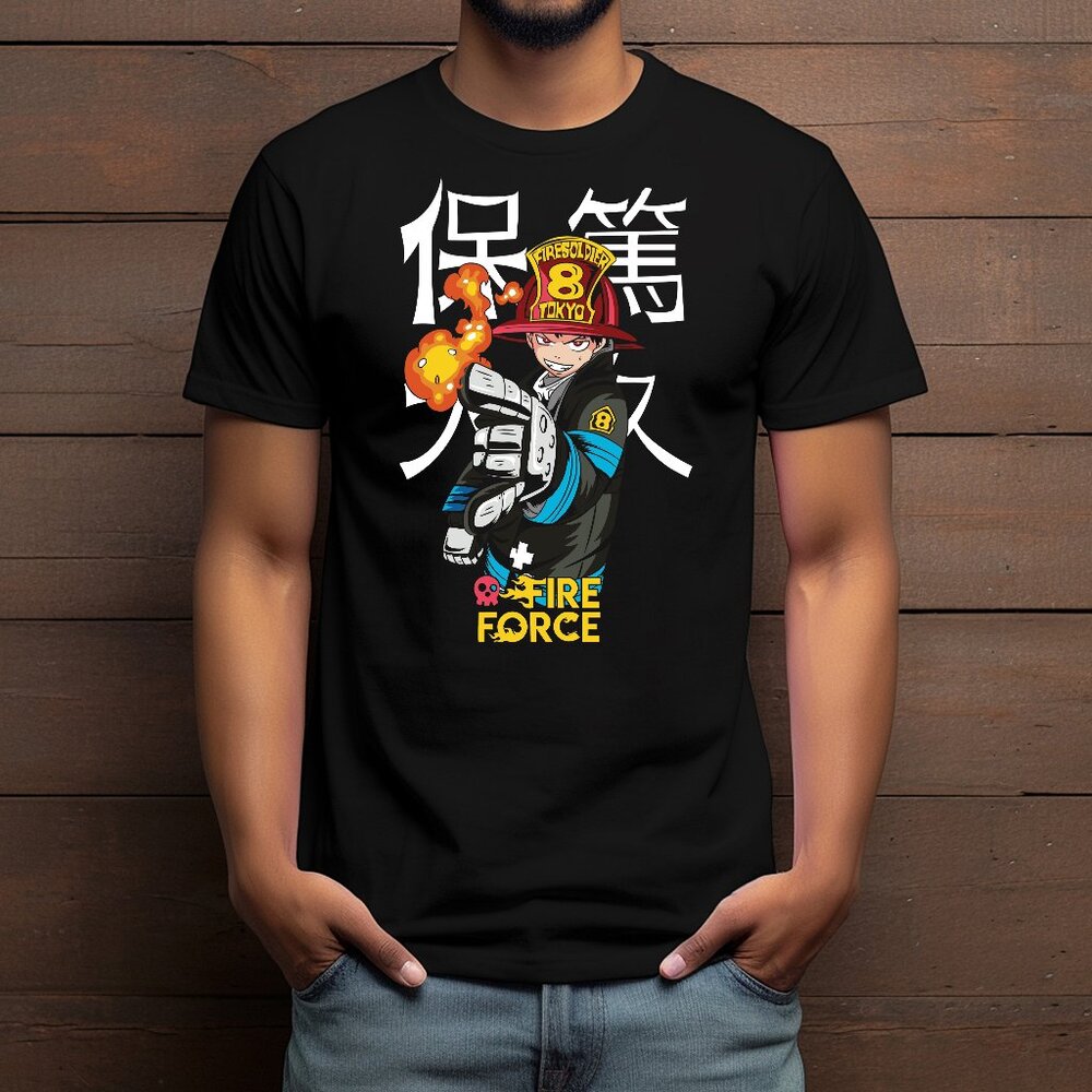 Shinra (Fire Force) Anime Custom T-shirt